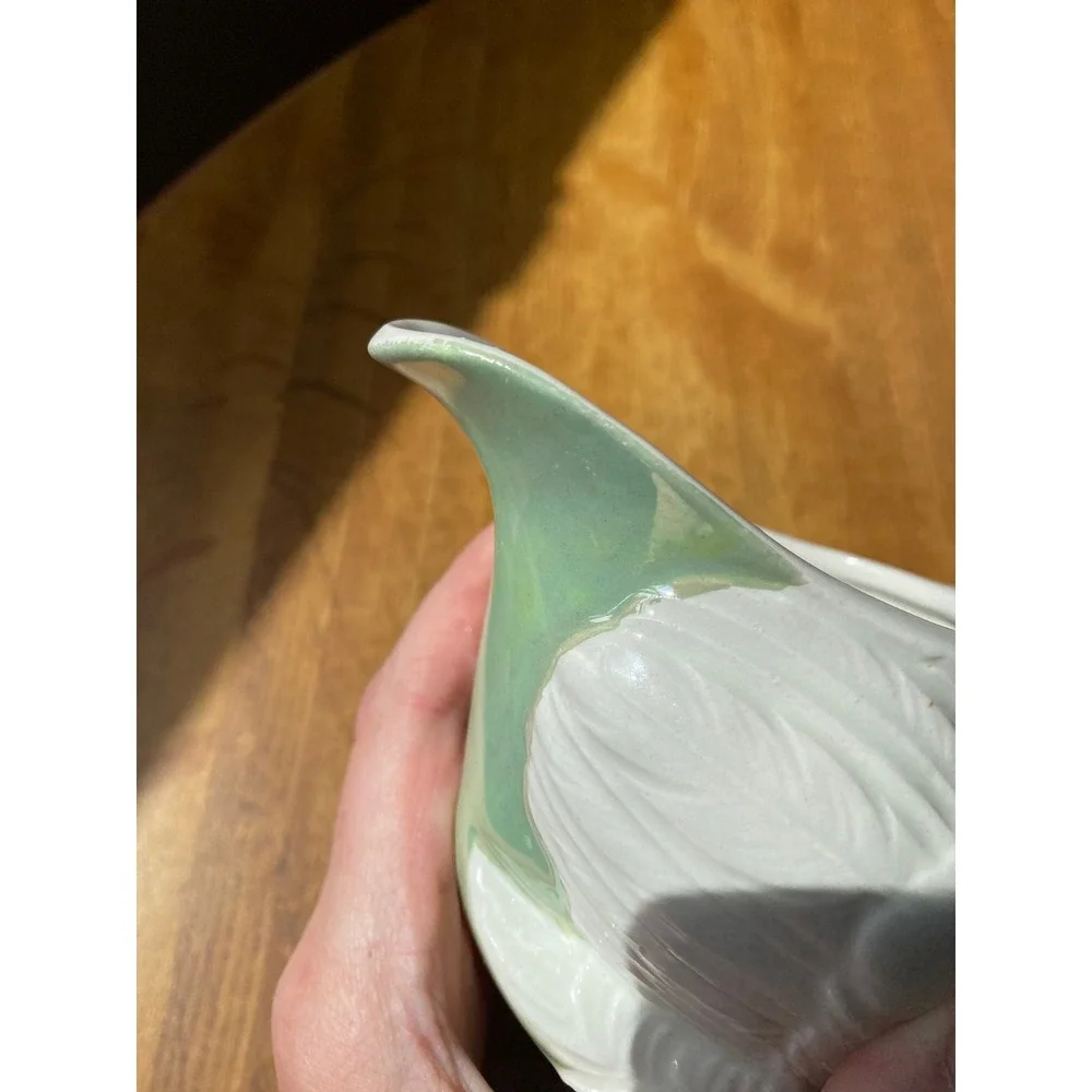Vintage ceramic swan